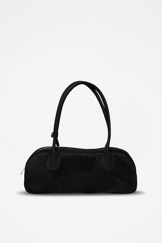 Sac porté épaule en cuir Venosta - Noir