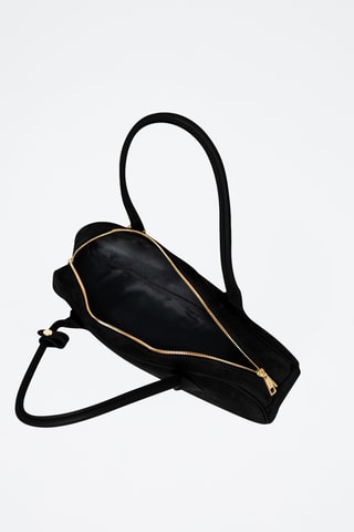 Sac porté épaule en cuir Venosta - Noir