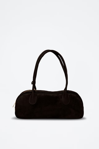 Sac porté épaule en cuir Venosta - Marron