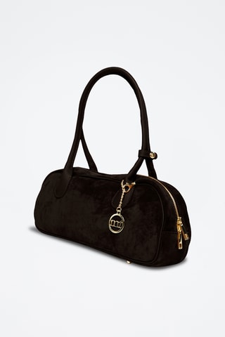 Sac porté épaule en cuir Venosta - Marron