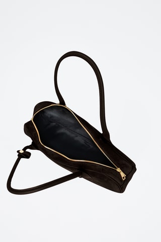 Sac porté épaule en cuir Venosta - Marron