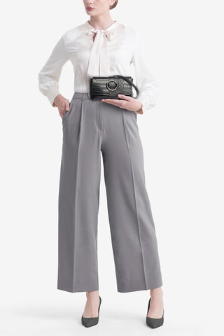 Sac bandoulière en cuir Abano - Noir