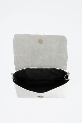 Sac bandoulière en cuir Abano - Blanc