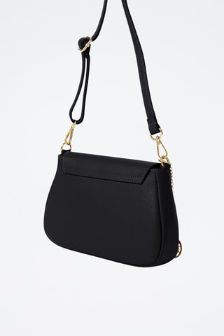 Sac bandoulière en cuir Evaristo - Noir