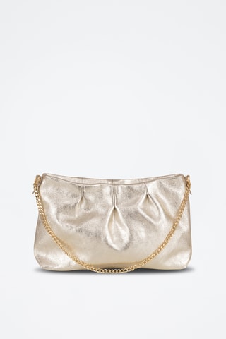 Sac bandoulière en cuir  - Doré