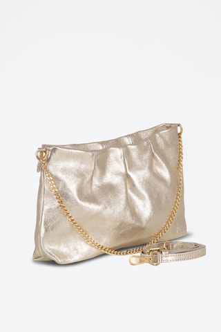 Sac bandoulière en cuir  - Doré