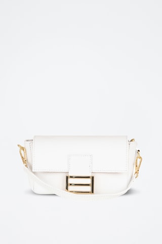 Sac bandoulière en cuir Tagliamento - Blanc