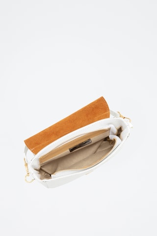 Sac bandoulière en cuir Tagliamento - Blanc