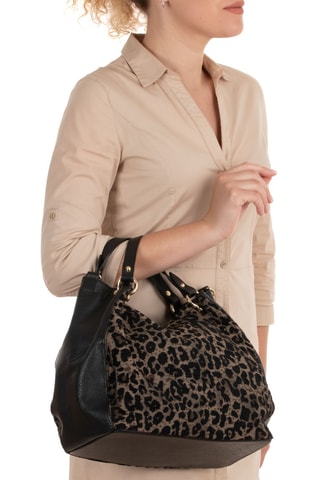 Sac à main en cuir Abano - Noir