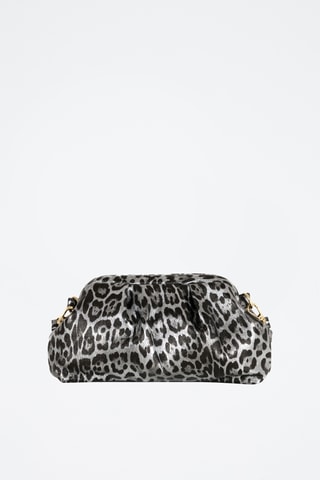 Sac bandoulière en cuir - Argenté