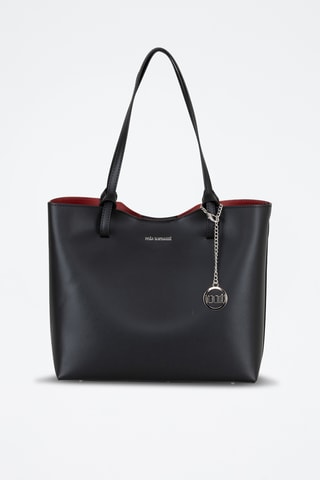 Sac porté épaule en cuir Zanella - Noir