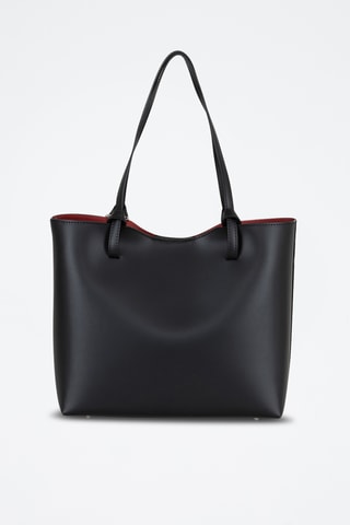 Sac porté épaule en cuir Zanella - Noir