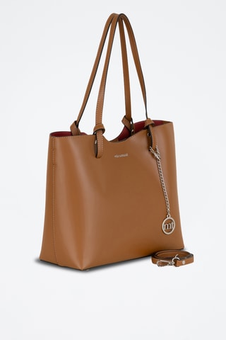 Sac porté épaule en cuir Zanella - Marron