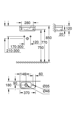Lavabo lave-mains Euro Ceramic