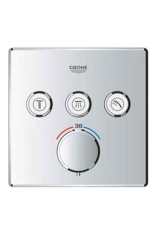 Ensemble de douche thermostatique encastré