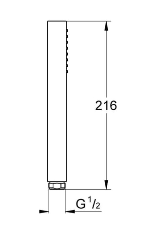 Handdouche Stick - 1 straal