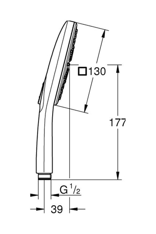Handdouche Vitalo SmartActive 130