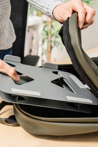 Suporte dobrável para computador - Prateado