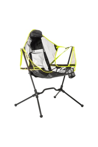 Cadeira de campismo dobrável 
Preto e amarelo