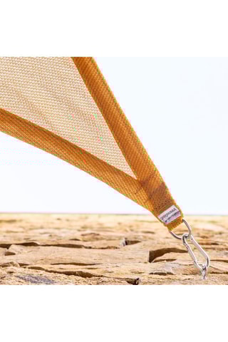 Toldo vela retangular - 3 x 4 m - Bege