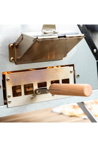 Forno para pizza com grânulos