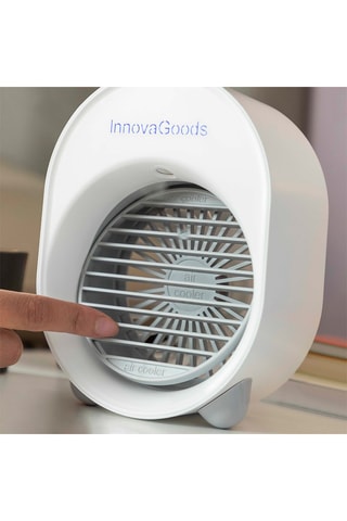 Mini ar condicionado humidificador com ultrassons LED - 200 ml