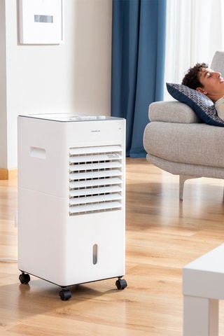 Climatizador evaporativo portável multifunções