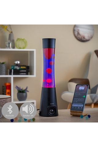 Candeeiro de lava Maglamp com altifalante