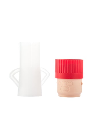 Limpador de micro-ondas Branco e vermelho