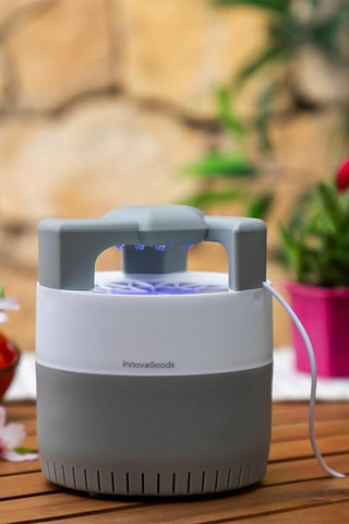 Lâmpada anti-mosquitos com aspiração LED 5 W - Cinzento