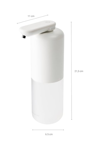 Distribuidor automático de sabonete em silicone - Branco