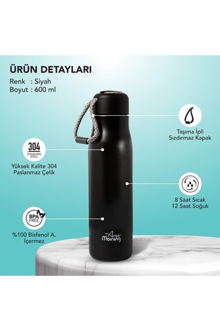 Garrafa isotérmica em aço inoxidável Any Morning - 60 cl