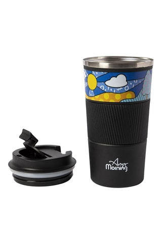 Caneca de viagem em aço inoxidável Café Any Morning - 50 cl