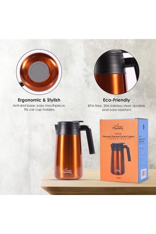 Jarro isotérmico em aço inoxidável Any Morning - 1,2 l