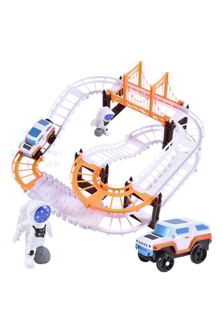 Circuito de carros com o tema do espaço - 39 peças - A partir dos 3 anos