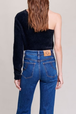 Top asymétrique - Noir