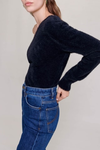 Top asymétrique - Noir