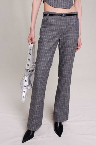 Pantalon flare - Gris