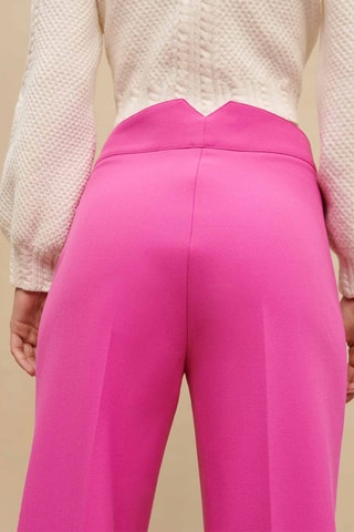 Pantalon taille haute - Fuchsia