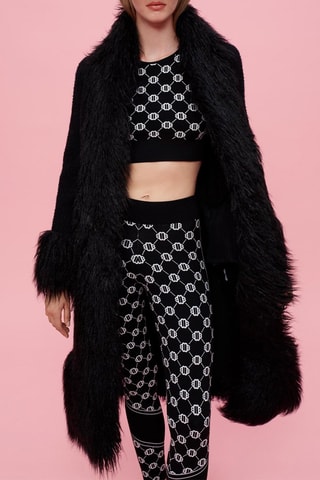 Manteau en laine - Noir