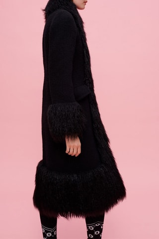 Manteau en laine - Noir