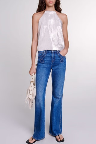 Top sans manches - Argenté