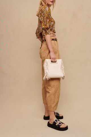 Top - Moutarde et noir