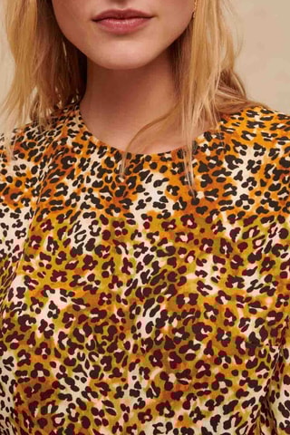 Top - Moutarde et noir