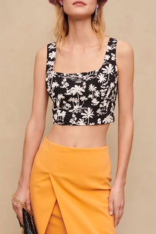 Crop top - Noir et blanc