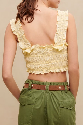 Crop top - Jaune