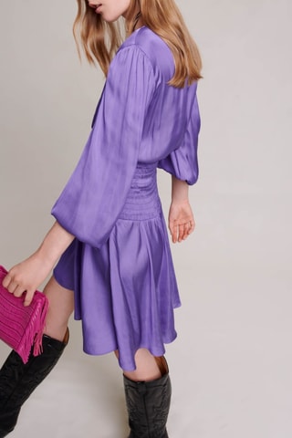 Robe volantée - Violet