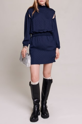 Robe droite - Bleu marine