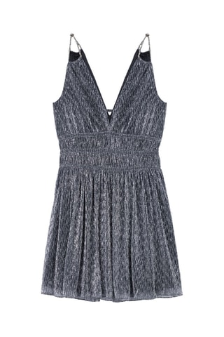 Robe sans manches - Gris métallisé