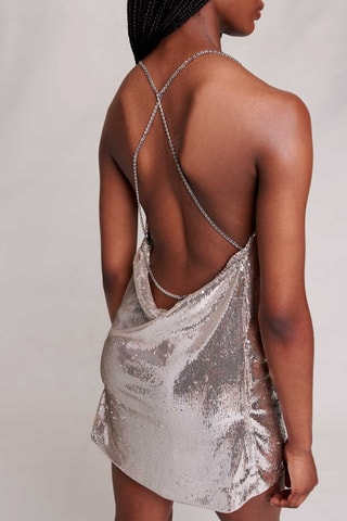 Robe sans manches - Argenté